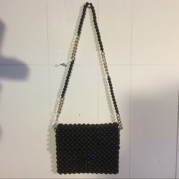 Vintage Beaded Crossbody Bag made In Italy - Picture 5 of 10